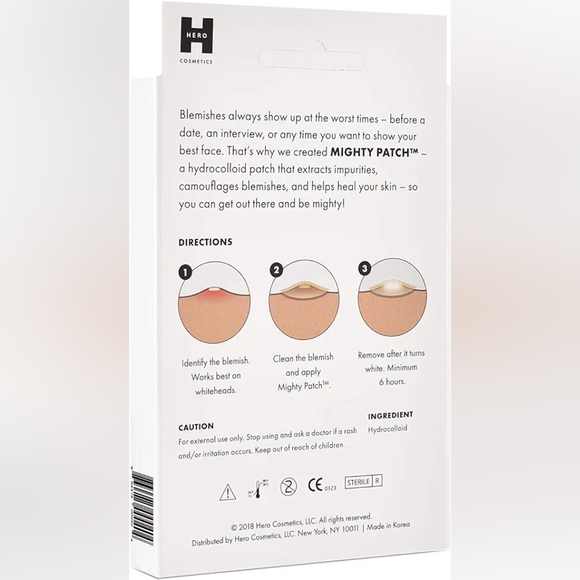 Mighty Patch Original from Hero Cosmetics - Hydrocolloid Spot Stickers 36 pcs - Picture 2 of 6